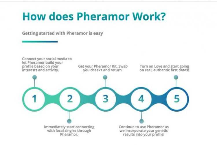Cara kerja aplikasi Pheramor.