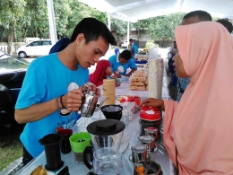 Black Arabica Sembalun Lombok as my afternoon coffee. Slurpp - Dokpri
