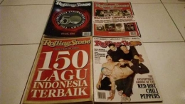 Beberapa koleksi majalah Rolling Stone Indonesia saya (Dokumentasi Pribadi)