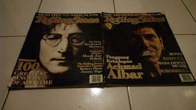 Dua musisi legendaris yang menjadi cover Rolling Stone Indonesia (Dokumentasi Pribadi)