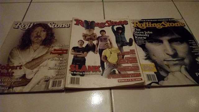 Slank salah satu band Indonesia yang pernah menjadi Cover majalah Rolling Stone Indonesia (Dokumentasi Pribadi)