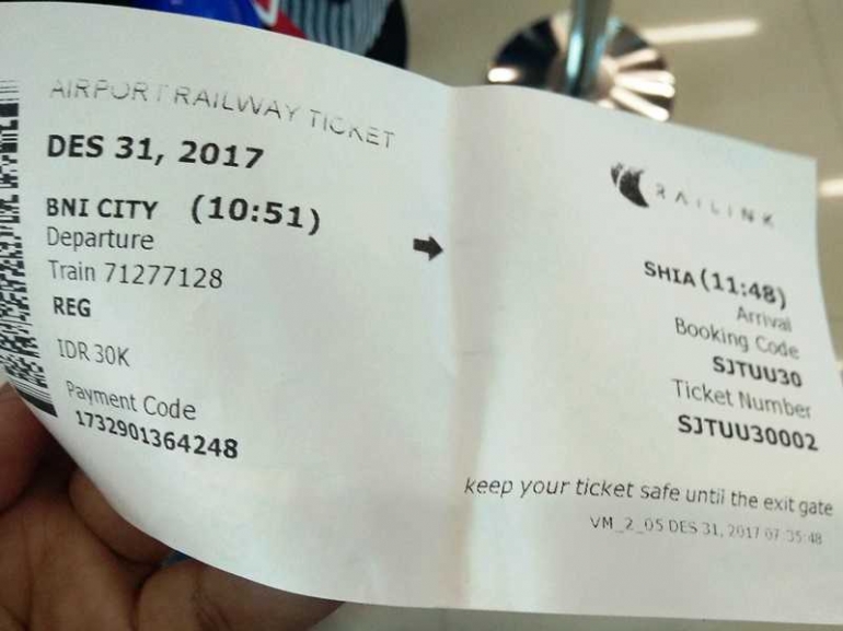 Tiket berupa kertas tipis yang riskan sobek dan rusak (foto by widikurniawan)
