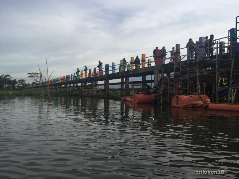 Jembatan Biru Kalibiru (dokpri)