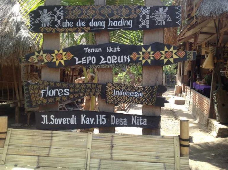 Sanggar Lepo Larun di Desa NIta, Maumere Kab Sikka (dok pribadi)