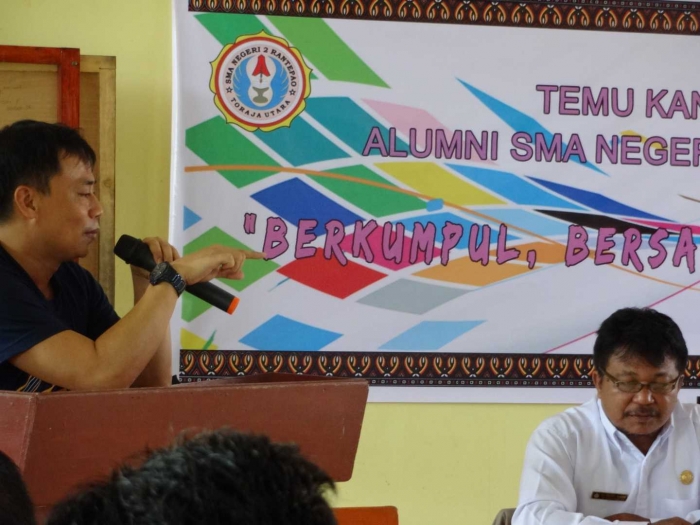 Perwakilan Angkatan 95 Memberi Sepatah Dua Kata. Dok:Pribadi