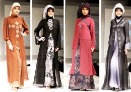 Koleksi busana muslim batik modern. (Foto: koleksibajulengkap[dot]com)