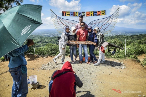 Salah Satu Spot Foto Tebing Breksi. Dokumentasi pribadi