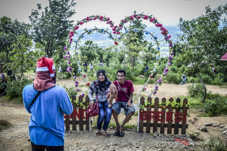 Salah Satu Spot Foto Tebing Breksi. Dokumentasi pribadi