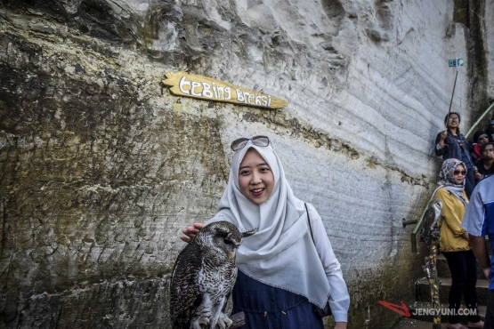 Foto dengan Burung Hantu. Dokumentasi pribadi