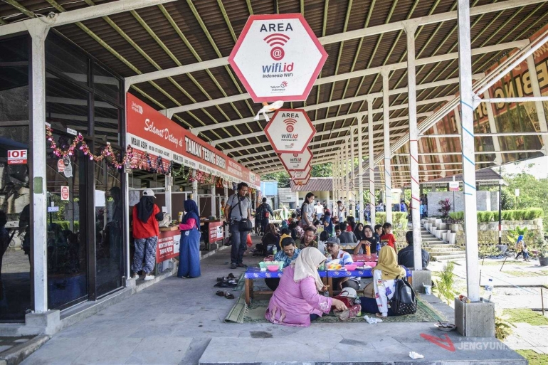 Kuliner Tebing Breksi. Dokumentasi pribadi