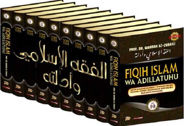 Kitab Fiqih Islam Wa Adillatuhu. Sumber foto: http://bersamadakwah.net/wp-content/uploads/2015/08/Fiqih-Islam-wa-adillatuhu-lanjardotcom.jpg