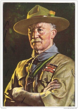 Baden-Powell dalam lukisan David Jagger buatan 1929. (Foto: WOSM)