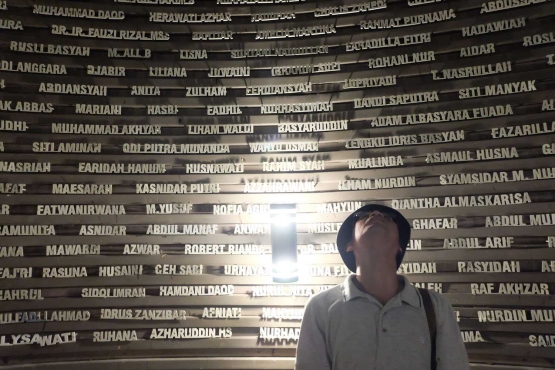 Lorong di Museum Tsunami Aceh (Foto Dok.Pri)