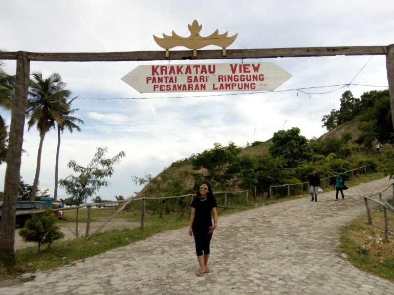 Menikmati sore di Pantai Sari Ringgung | Dokpri