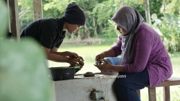 Workshop Keramik di Belakang Kedai Nujiwa (dokumentasi pribadi)