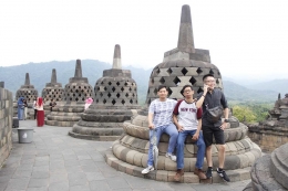 Saat di Candi Borobudur