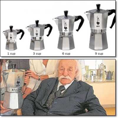 ukuran moka (www.greatgiftsforcaffelovers.com) dan renato bialetti (www.english.offmedia.hu)