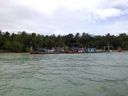 Pemandangan Pulau Liwungan dari Kapal (Dokpri)