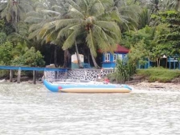 Dermaga Pantai Pulau Liwungan (Dokpri)