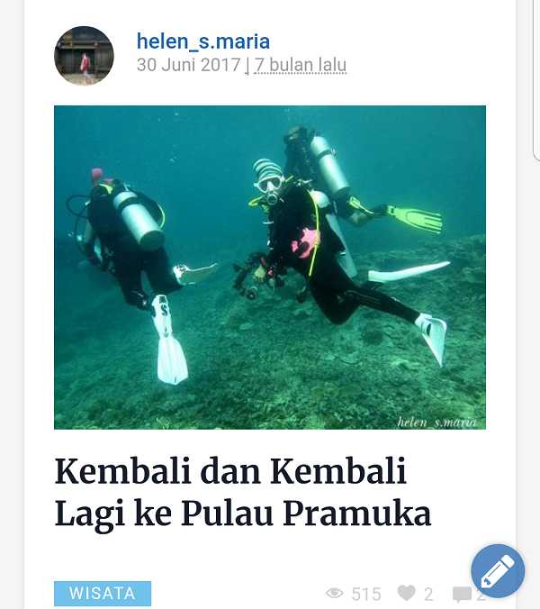 Kembali dan Kembali Lagi ke Pulau Pramuka