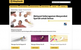 Maybank menyediakan beragam pilihan tabungan syariah (sumber: maybank.co.id).