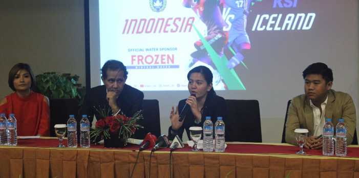 Frozen Air Mineral menjadi sponsor laga Indonesia VS Islandia