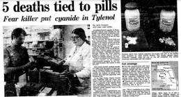 Pemberitaan atas bencana Tylenol. (sumber: patch.com)