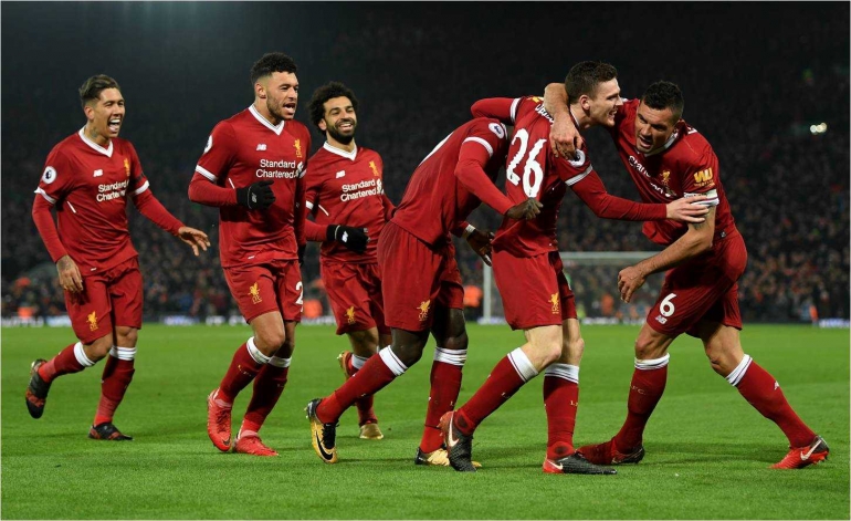 Pemai Liverpool merayakan gol ke gawang City (liverpoolfc.com)