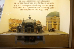 Tampilan metro pertama Budapest (dok pribadi)