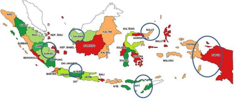 Belajar Kearifan Lokal dari Kebun Nusantara (sumber peta pinterest)