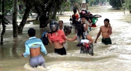 Banjir di Purworejo. Masih mau nanya bagaimana perasaan mereka yang kebanjiran? (Foto: Radar Jogja)