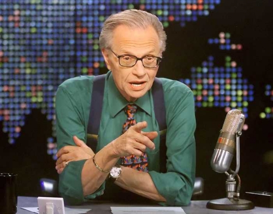 Maestro talkshow, Larry King. (Foto: canyon-news.com)