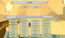 Pilihan bahasa di Lingotopia