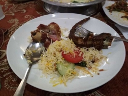 Nasi Mandi, Masakan Daging Kambing dan Ekor Kambing