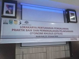 Lokakarya Otsus di Bappeda Aceh