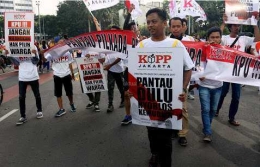 Aksi KIPP Jakarta. (Dokumentasi media)