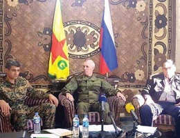 Perundingan antara YPG, Rusia dan AS di masa lalu (dok. MIddleEast)