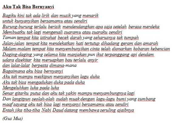 Kala Puisi Gus Mus Menenggelamkan Bu Susi oleh Rahab Kala Puisi Gus Mus Menenggelamkan Bu Susi oleh Rahab
