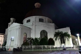 Gereja Blenduk di malam hari (Dokpri)