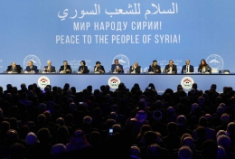 Kongres Nasional Dialog Syiria di Sochi (Sumber : TRT World)
