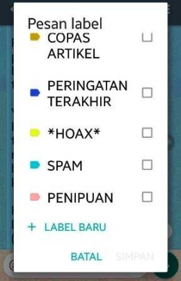 Screenshoot Grup WA Indonesia Hari INI