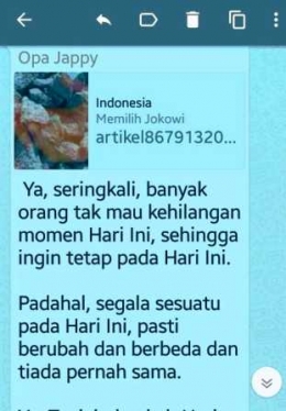 Screenshoot Grup WA Indonesia Hari INI
