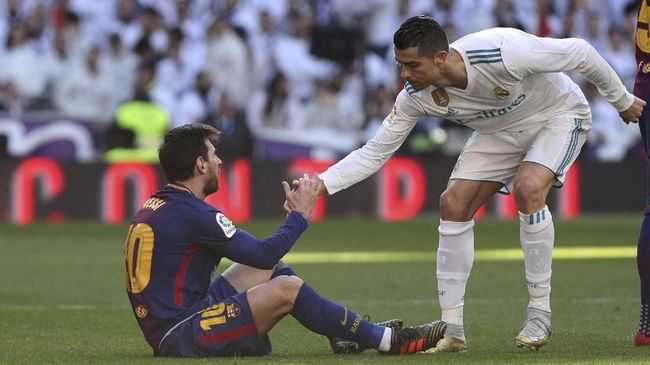 Ronaldo dan Messi (Foto Sergio Perez/REUTERS)