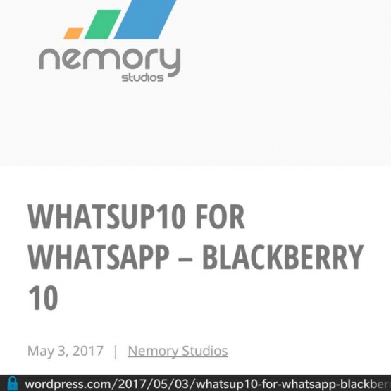 Gambar 4. Sumber BlackBerry world