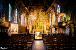 Suasana interior basilika