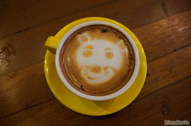 Coffee Latte Kepala Panda (Dokumentasi Pribadi)