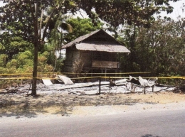 Salah satu bentuk kerugian materiil akibat konflik (Dokumentasi Pribadi)