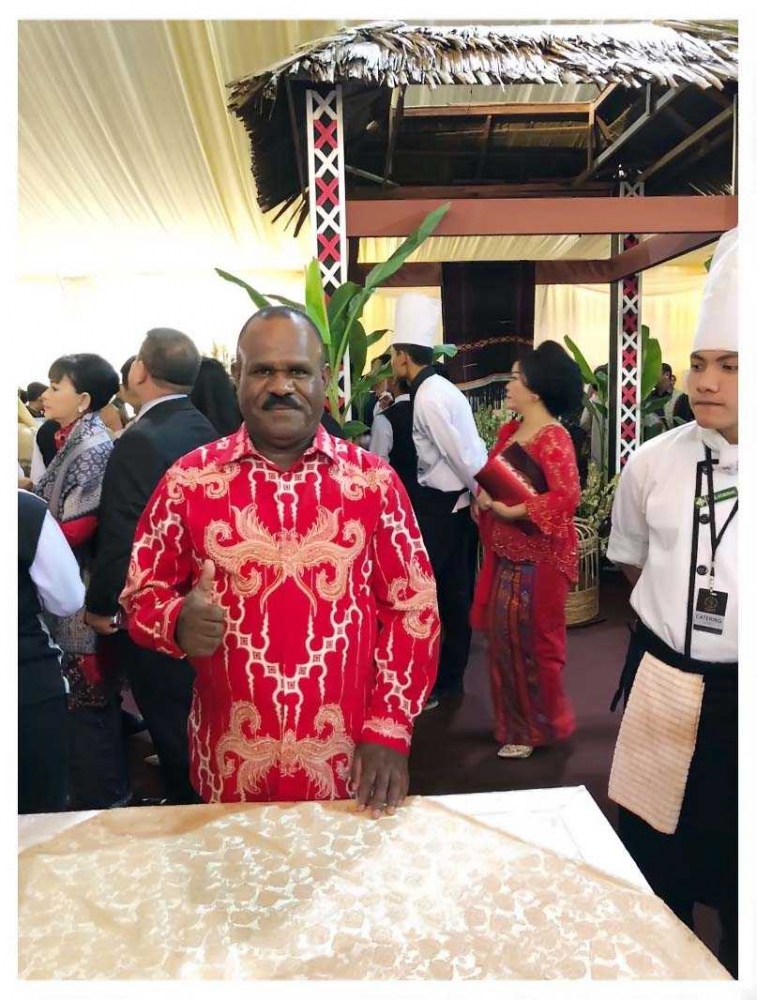Mathius Murib selaku Direktur PAK HAM Papua (Dokumentasi Pribadi)
