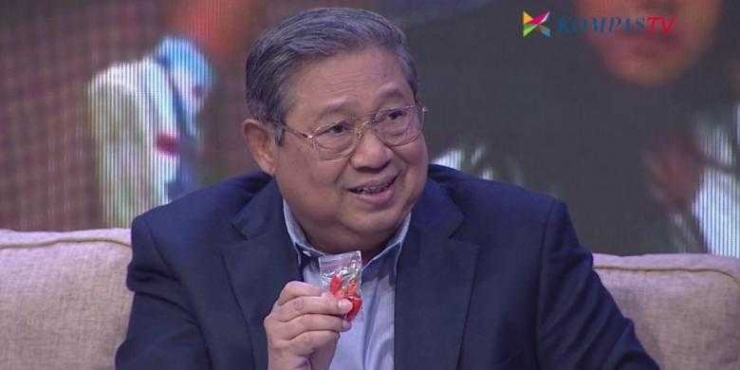 Presiden keenam RI Susilo Bambang Yudhoyono dalam program Rosi di Kompas TV (Kompas TV)