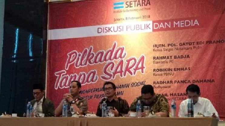 Diskusi Publik Pilkada Tanpa Sara (merdeka.com)